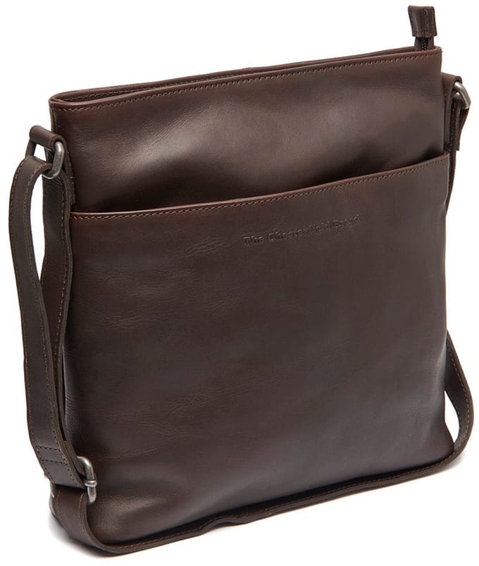 Chesterfield Lunton Waxed Pull Up Schoudertas - Bruin