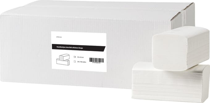 Handdoekjes interfold cellulose 2laags
