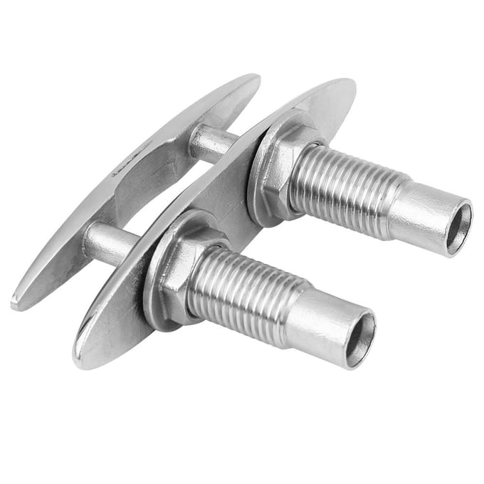 6  Boot Schip Meertouw Dok Netjes Klamp 316 Roestvrij Staal Dubbel Dek Duw Trek Kabel Bout white