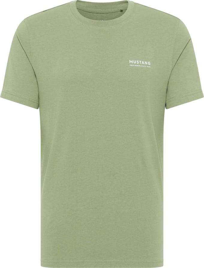 Mustang Alex Print shirt groen maat S
