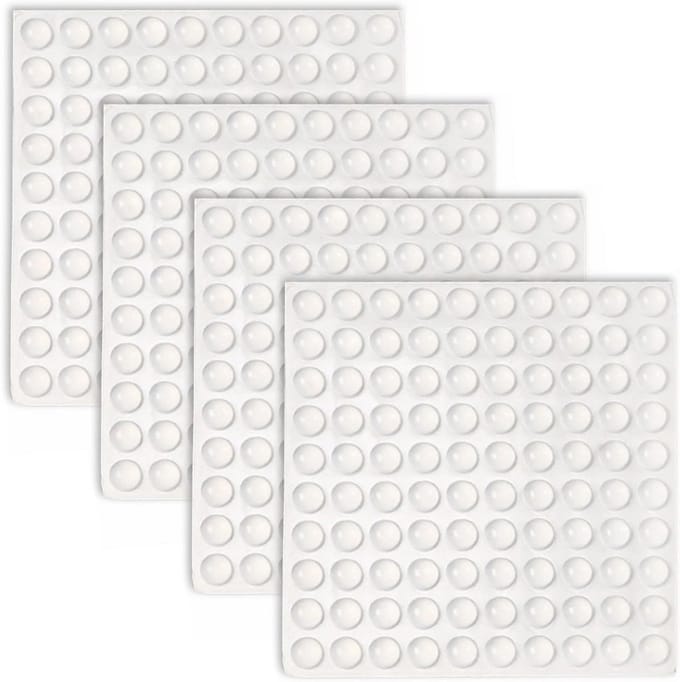 Zelfklevende rubberen pads 400 stuks voor geluiddemping en anti-slip
