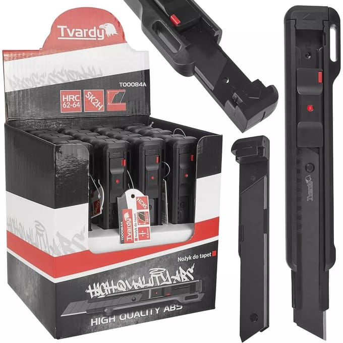 Tvardy Ergonomisch mes - 100mm - Set van 24 - Comfortabel en duurzaam