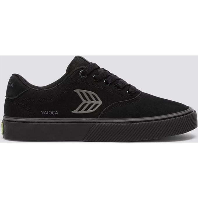 Cariuma Naioca Pro Suede And Canvas Stripe All Black Größe: 43 | Trainers Outlet | Unisex | Schwarz
