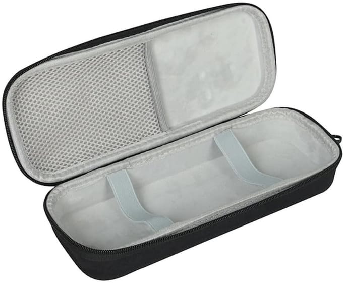 Dailygoody - Hard Hoez voor Microfoon - Draagbare Microfoonhoes - Grijs - Reisetas - Geschikt voor Microfoonaccessoires - Universeel model