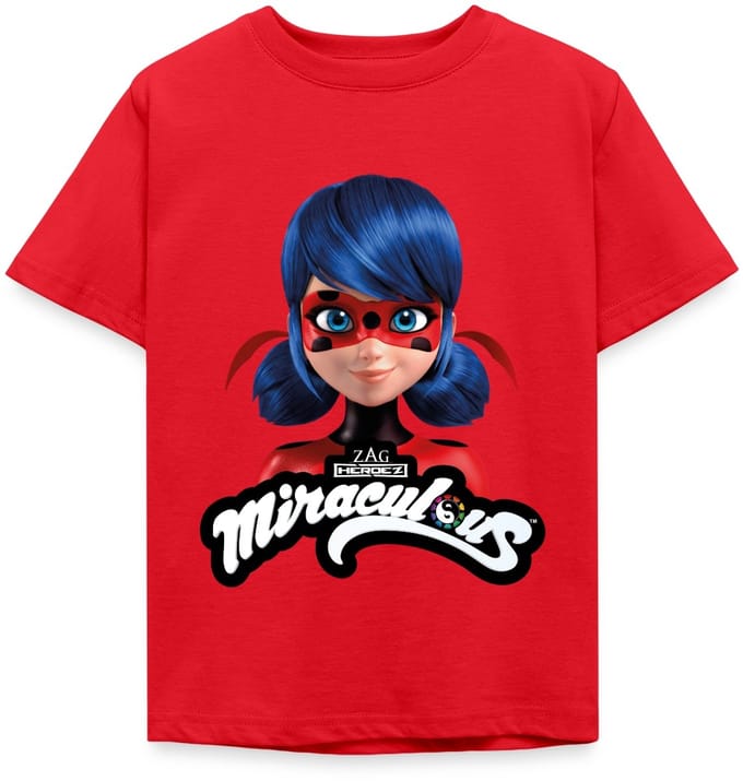 Miraculous Ladybug Met Logo T-Shirt Kinderen