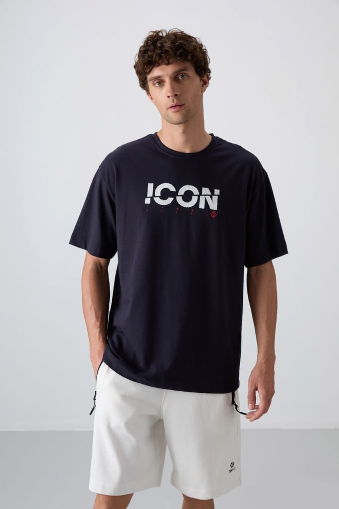 Overgrote Logo Print Crew Neck T-Shirt
