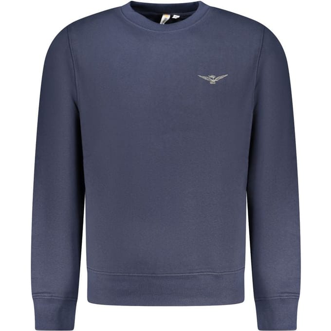 Accademia Militare Blauw Katoenen Heren Sweatshirt