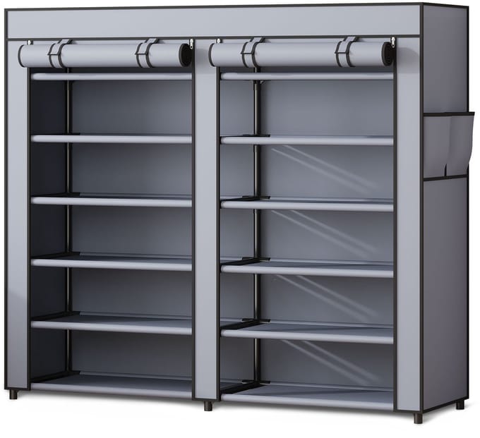 Massido MS-805 textiel schoenenkast grafiet