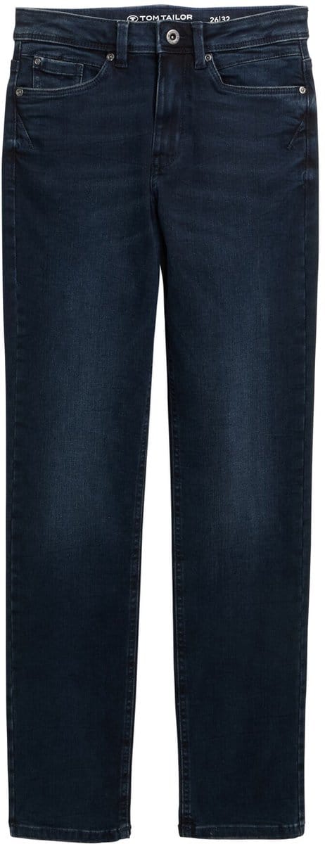 Tom Tailor - TTELVA STRAIGHT High Waist Jeans - Maat 29/32 - blue black denim