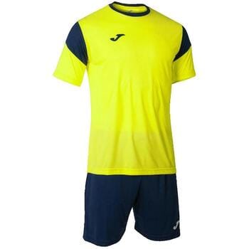 Joma Phoenix Voetbalset Korte Mouw Heren - Fluogeel / Marine | Maat: S