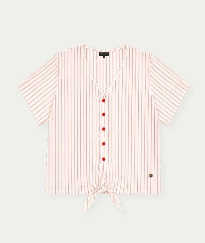 Elvira Collections Blouse silvia striped linen