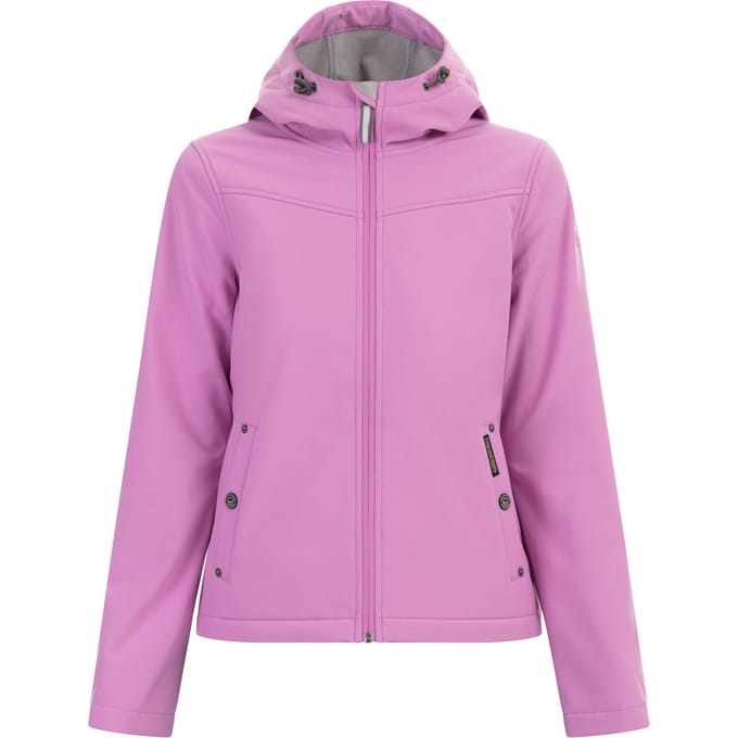 Schmuddelwedda softshell jas Dames SNOEP ROZE-280