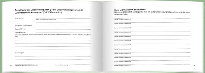 RNK Verlag Instructieboek voor betriebl. Ongevallenpreventie