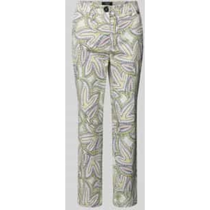 Broek in allover-look