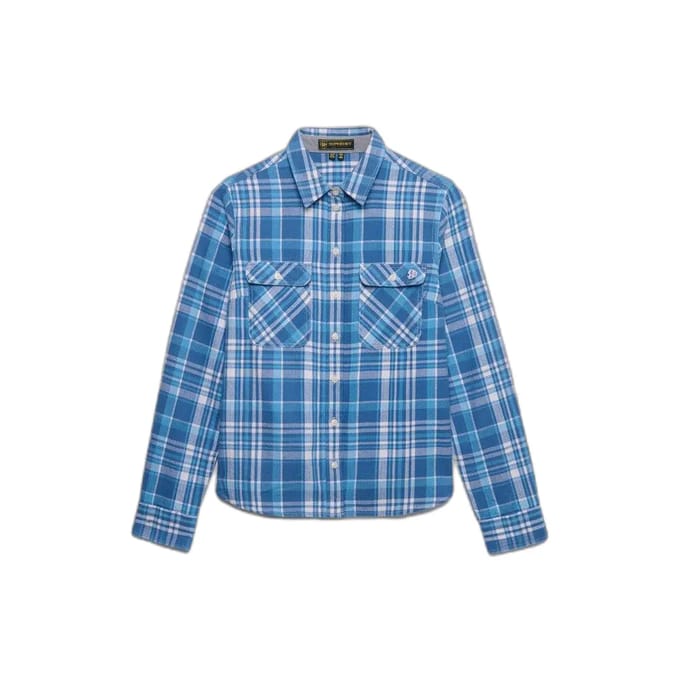 Flanellen geruite blouse dames Superdry Lumberjack