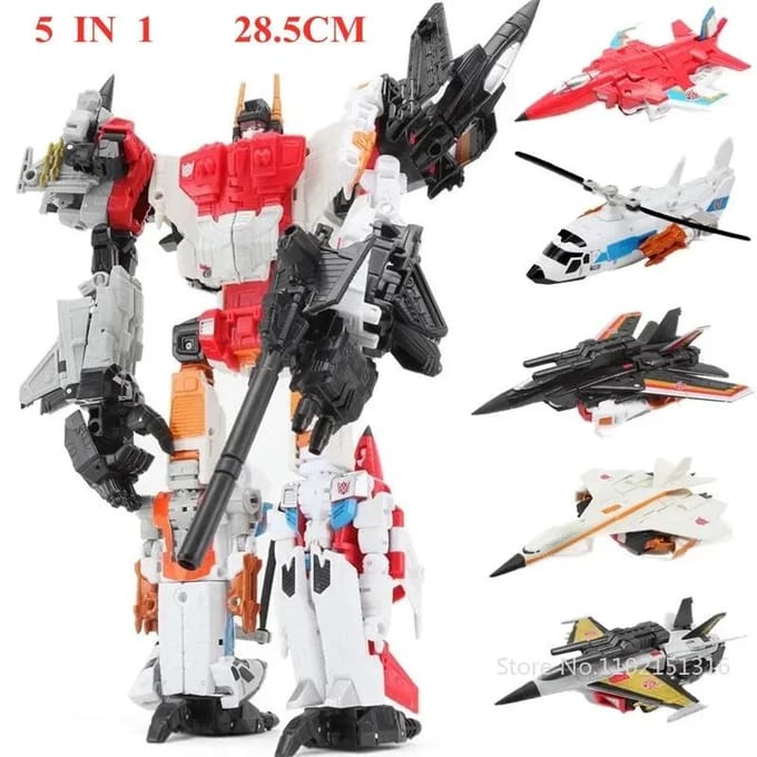 Transformeer Robot Speelgoed HZX Defensor Bruticus Superion Devastator IDW 5 IN 1 6 IN 1 EEN ZONDER DOOS Sets Actiefiguur KO 6in1
