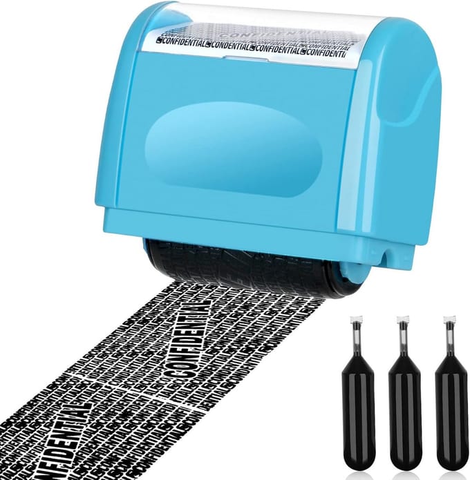 Privacy Roller Stempel voor Bescherming Persoonlijke Gegevens