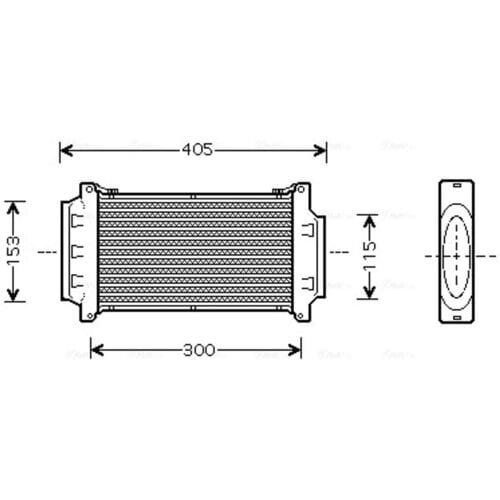 Intercooler AVA COOLING BWA4262