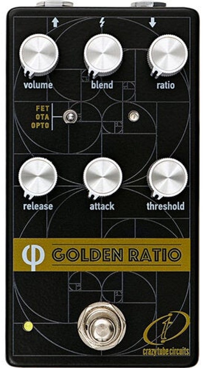 Crazy Tube Circuits Golden Ratio Phi V2 multi-mode analoge compressor effectpedaal