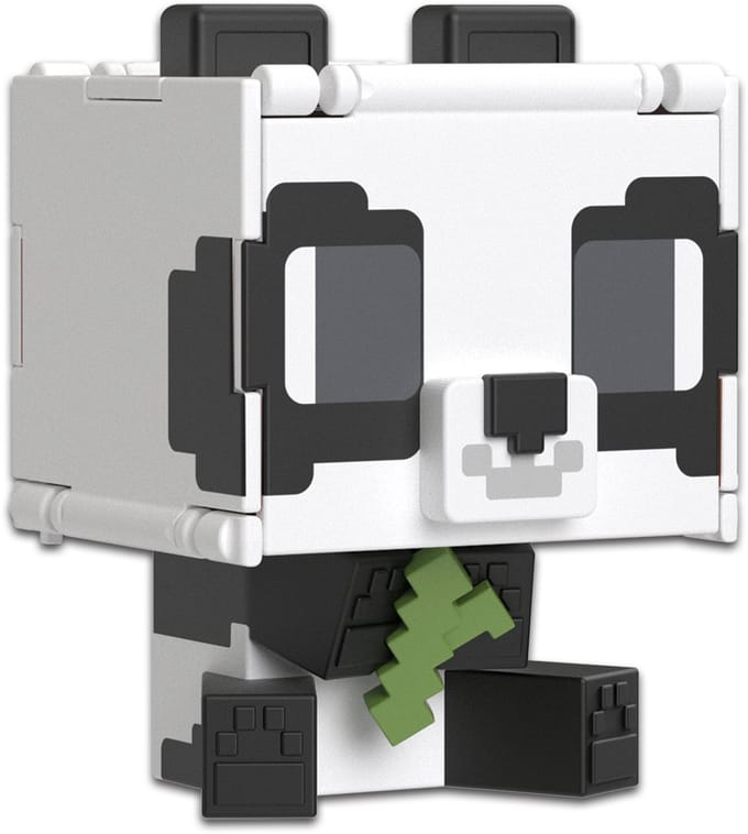 Minecraft Geflipte figuren - Panda en Taart - Speelfiguur