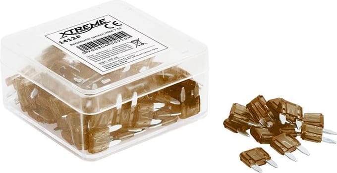 Mini Steekzekering 7,5A - Grijs 10 stuks