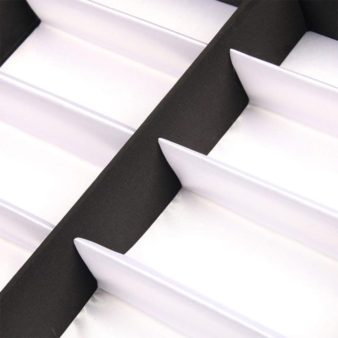 18 Vakken PU Leer Bril Display Opbergkoffers Opvouwbare Deksel Zonnebril Doos Organizer wit