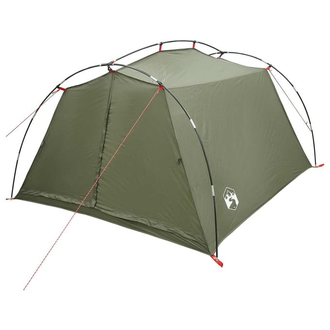 vidaXL - Tunneltent - 2-persoons - Olijfgroen - 185T - Polyester - met - PU - Coating