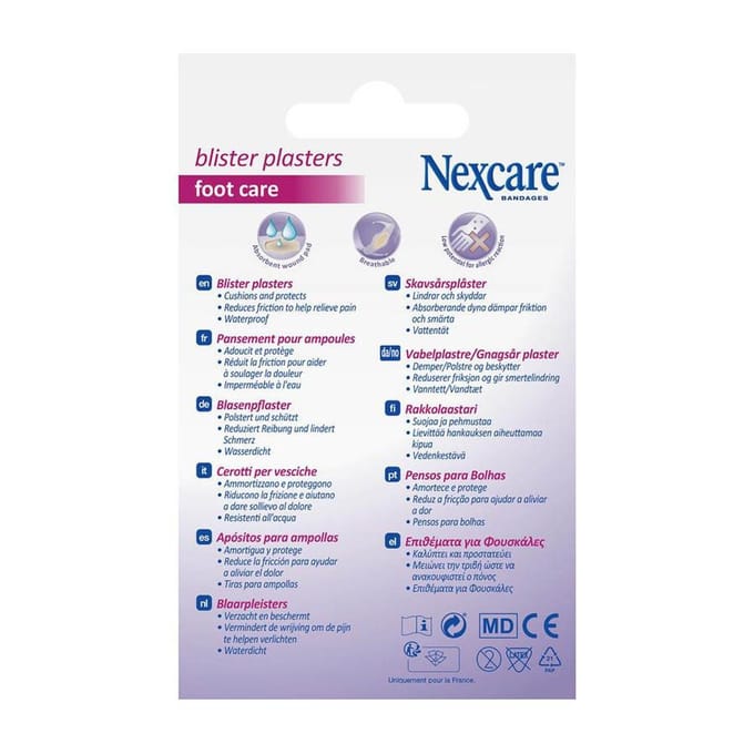 Nexcare Blister Plaster Foot Care 6 Pleister