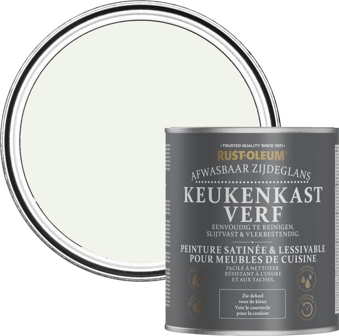 Rust-Oleum Gebroken wit Keukenkastverf Zijdeglans - Gestoomde Melk 750ml