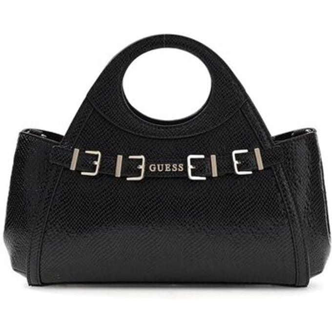 GUESS handtas schoudertas Dovie Girlfriend Satchel Black zwart