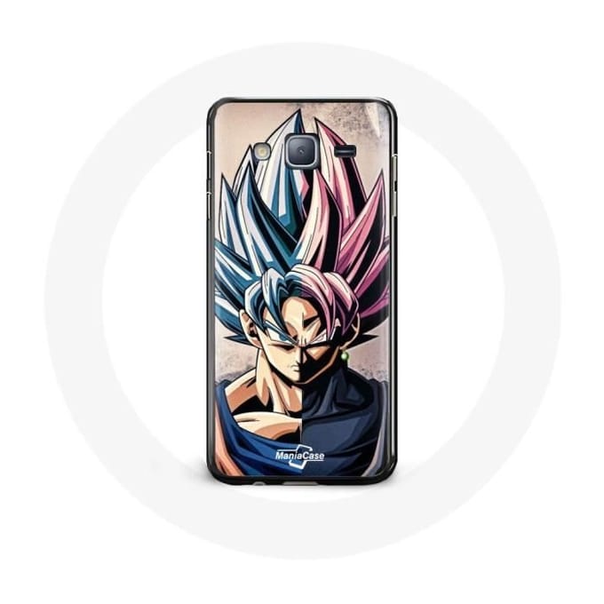 Coque pour Samsung Galaxy J7 2016 Manga Dragon Ball Anime Multicolore