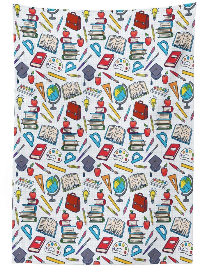 ABAKUHAUS Tafelkleed 140x170 cm – Satijn, Wasbaar, Multicolor