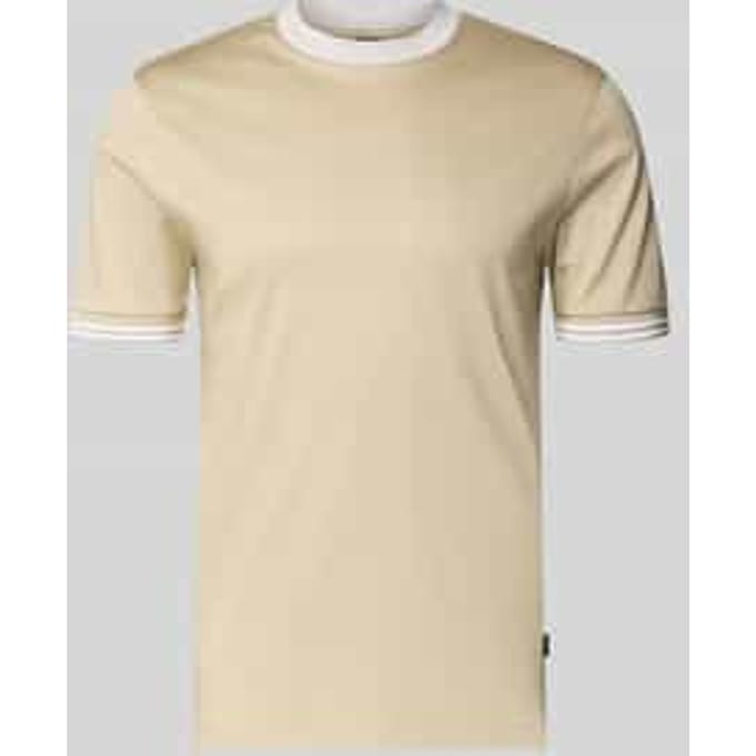 Slim fit T-shirt van zuivere katoen model 'H-TESSLER 238'