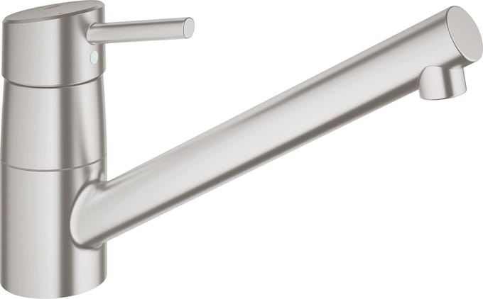 GROHE Concetto Keukenkraan - Lage uitloop - SuperSteel