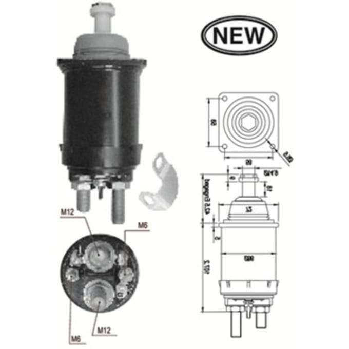 Magneetschakelaar, starter MAGNETI MARELLI 940113050569