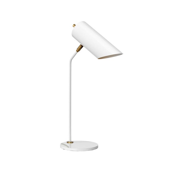 Elstead Lighting LED Tafellamp Quinto | 1X E27 Max 8W | White/Aged Brass
