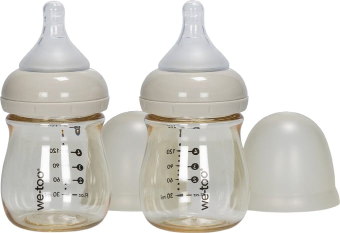 We-Too Standaardfles PPSU - 160 ml - Oatmeal - 2-pack