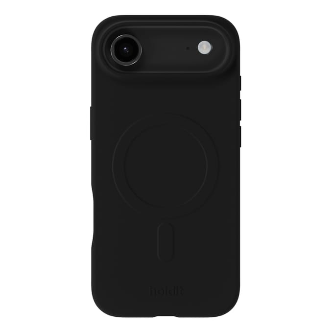 Holdit Soft geschikt voor MagSafe Case geschikt voor iPhone Air - Zwart
