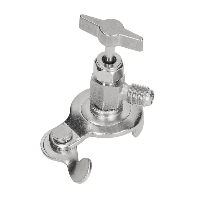 R134A Blikkraan Dispenseerventiel Flessenopener Universeel Koudemiddel Dispenseerventiel Gereedschap voor R12 R22 gray