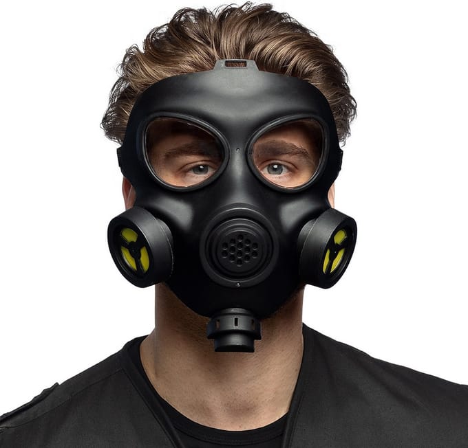 Boland - Masker Gas killer - Volwassenen - Monster - Halloween accessoire - Horror