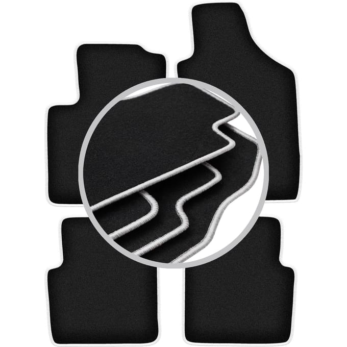 CARLUX-SILVER automatten voor: Lancia Ypsilon III hatchback (2011-)