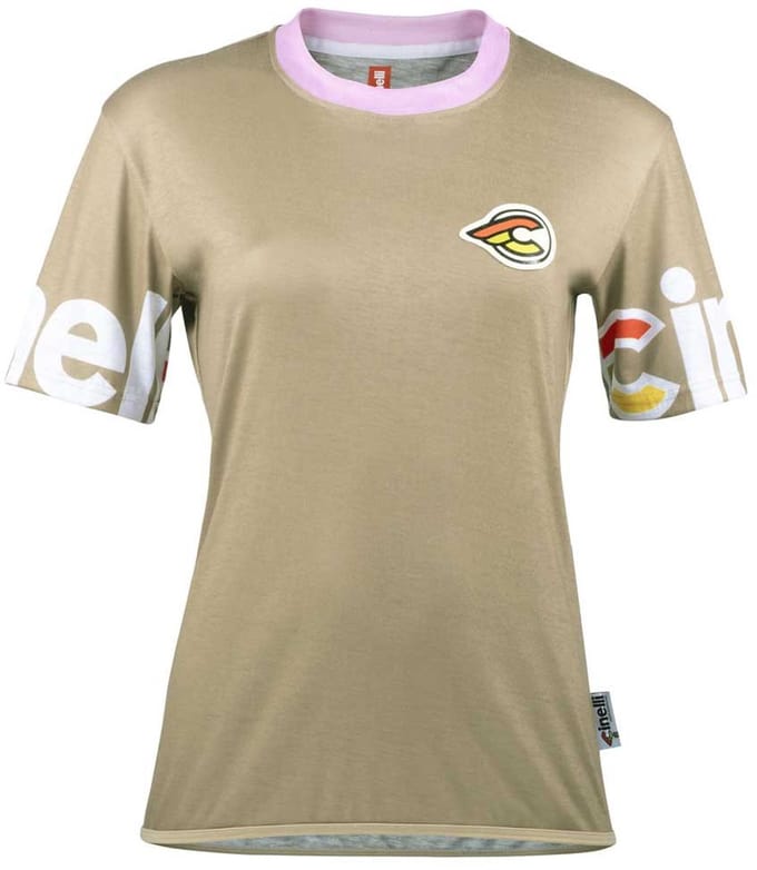 Cinelli Gravel Tech T-shirt Met Korte Mouwen Groen S Vrouw