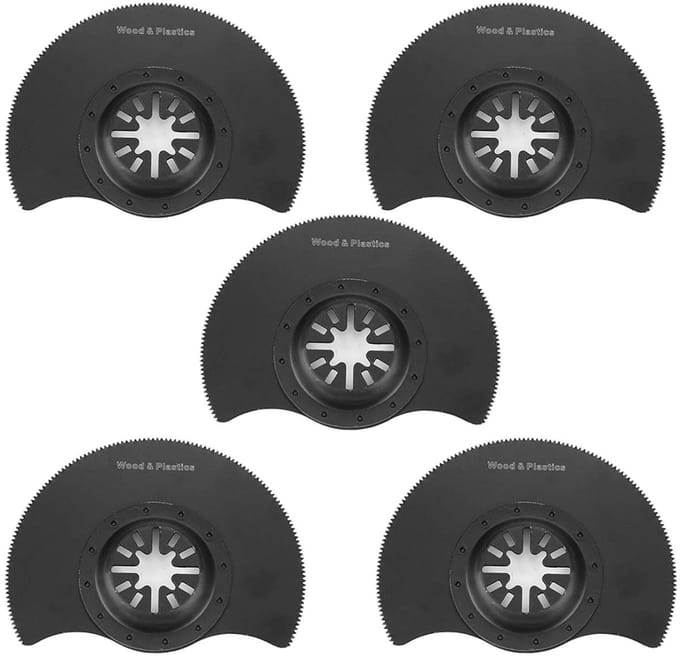 Oscillerend zaagblad - Multigereedschap accessoires - Precisie zagen - Universele interface - 88mm diameter - Zwart