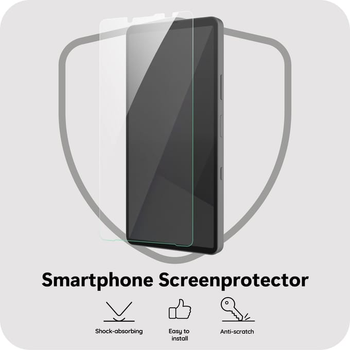 Just in Case screenprotector geschikt voor Sony Xperia 10 VII - Screenprotector Gehard Glas