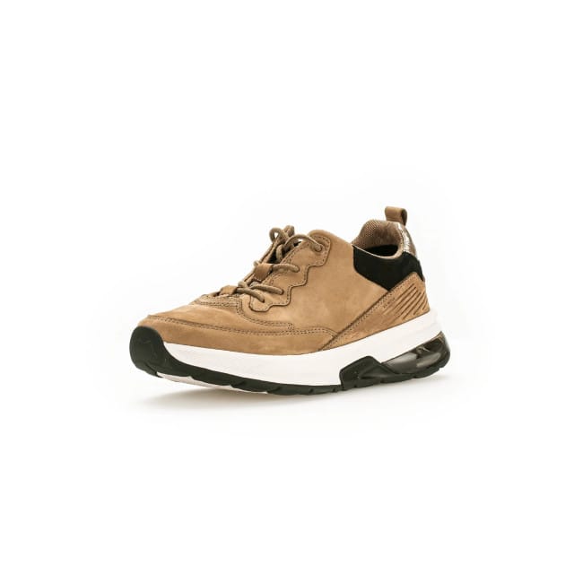 Gabor rollingsoft sensitive 36.844.44 - dames rollende wandelsneaker - Beige - maat 43 (EU) 9 (UK)