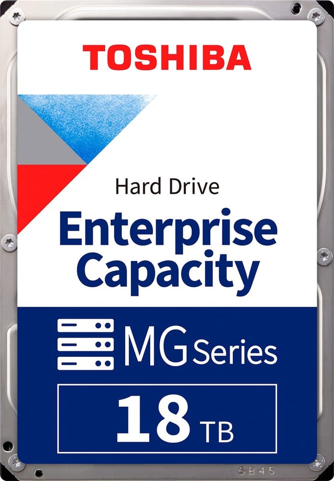 Toshiba MG09 Series - 18TB - Harde schijf - MG09ACA18TE - SATA-600 - 3.5"