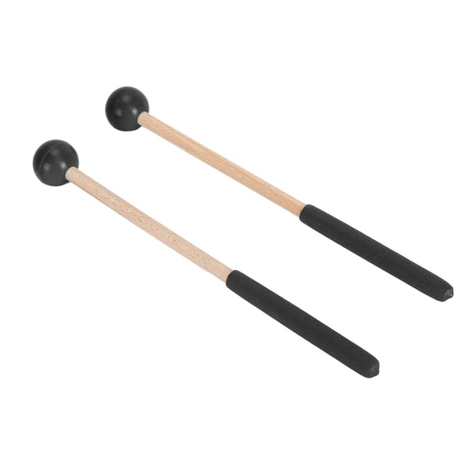 1 Paar Percussie Mallet Rubber en Esdoorn Multifunctionele Tongue Drum Mallet voor Concert