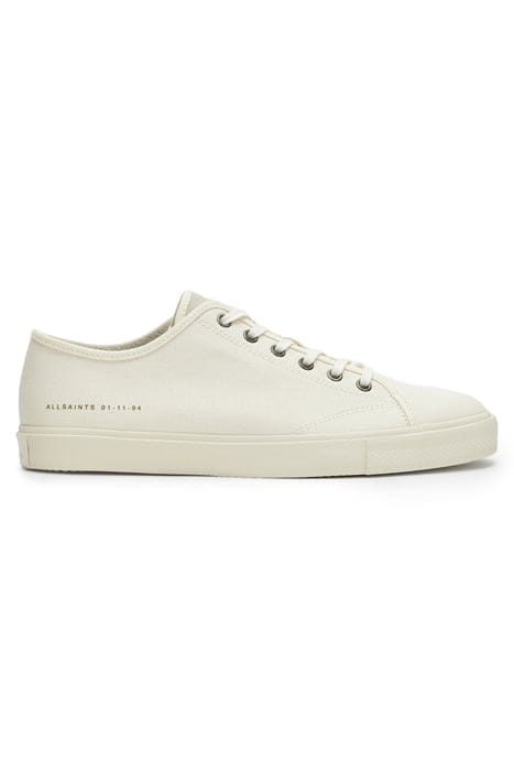 AllSaints Theo Low Top Off White Maat: 13 | Sneakers Outlet | Heren | Ecru