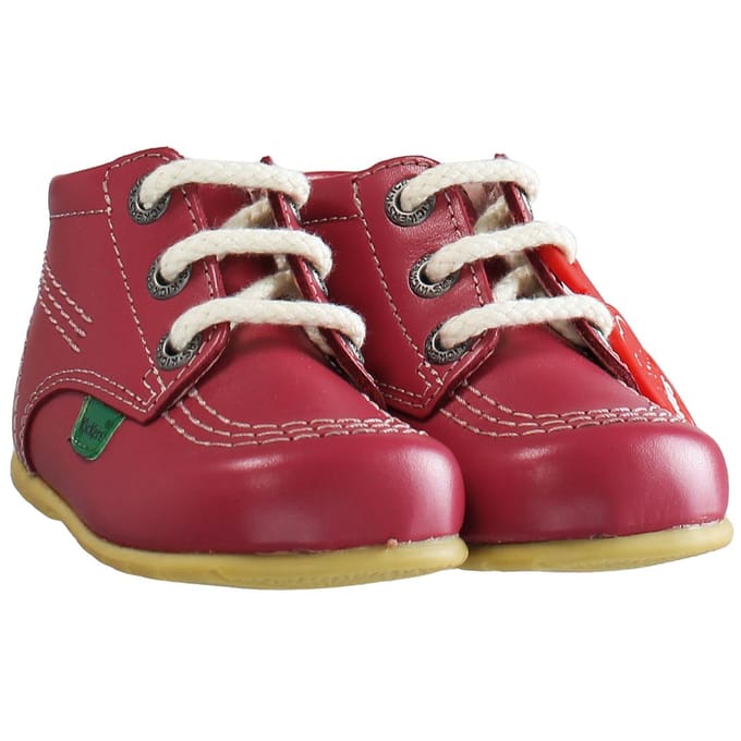 Kickers Mijn Eerste Roze Kinderschoenen
