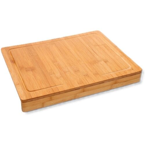 5Five Snijplank met stoprand - 45 x 34 cm - bamboe hout - Broodplank